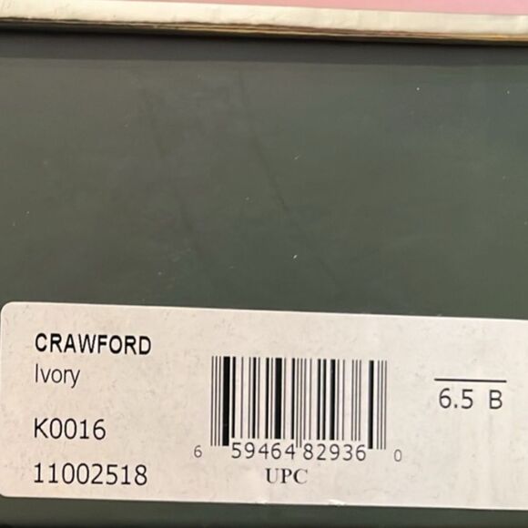 KATE SPADE NEW YORK Crawford Peep Toe Pump White Ivory Satin Evening Shoes 6.5 - Picture 11 of 11